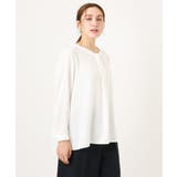 【大きいサイズ/11号サイズあり】ジョーゼットタックブラウス | eur3 | 詳細画像20 