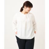 【大きいサイズ/11号サイズあり】ジョーゼットタックブラウス | eur3 | 詳細画像25 