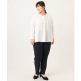 【大きいサイズ/11号サイズあり】ジョーゼットタックブラウス | eur3 | 詳細画像28 