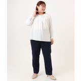 【大きいサイズ/11号サイズあり】ジョーゼットタックブラウス | eur3 | 詳細画像32 