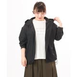 ブラック | 【大きいサイズ】フーディ―ブラウス | eur3