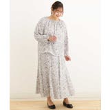 【大きいサイズ】フラワープリントブラウス | eur3 OUTLET | 詳細画像12
