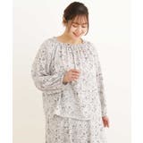 【大きいサイズ】フラワープリントブラウス | eur3 OUTLET | 詳細画像2