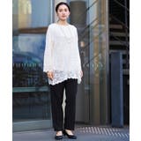 【大きいサイズ/11号サイズあり】リーフレースブラウス | eur3 | 詳細画像3 