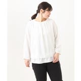 【大きいサイズ/11号サイズあり】サテン2WAYブラウス | eur3 | 詳細画像21 