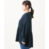 【大きいサイズ/11号サイズあり】ギャザー切り替えジョーゼットブラウス | eur3 | 詳細画像12 