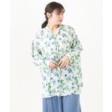 【大きいサイズ】【ロンシャン オールドコレクション】2WAYボウタイブラウス | eur3 | 詳細画像23
