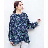 【大きいサイズ】【ロンシャン オールドコレクション】2WAYボウタイブラウス | eur3 | 詳細画像3