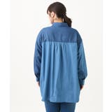 【大きいサイズ/11号サイズあり】2WAYパッチワーク風デニムシャツ | eur3 | 詳細画像11