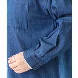 【大きいサイズ/11号サイズあり】2WAYパッチワーク風デニムシャツ | eur3 | 詳細画像14