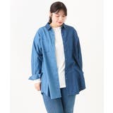 【大きいサイズ/11号サイズあり】2WAYパッチワーク風デニムシャツ | eur3 | 詳細画像20