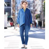 【大きいサイズ/11号サイズあり】2WAYパッチワーク風デニムシャツ | eur3 | 詳細画像5
