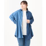 【大きいサイズ/11号サイズあり】2WAYパッチワーク風デニムシャツ | eur3 | 詳細画像8