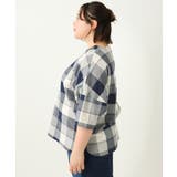 【大きいサイズ】パッチワーク風コットンブラウス | eur3 | 詳細画像10 