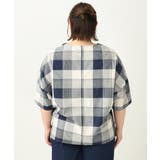 【大きいサイズ】パッチワーク風コットンブラウス | eur3 | 詳細画像11 