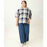 【大きいサイズ】パッチワーク風コットンブラウス | eur3 | 詳細画像18 