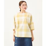 【大きいサイズ】パッチワーク風コットンブラウス | eur3 | 詳細画像2 