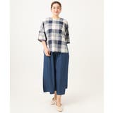 【大きいサイズ】パッチワーク風コットンブラウス | eur3 | 詳細画像7 