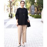 【大きいサイズ】シャーリング刺繍ブラウス | eur3 | 詳細画像17 