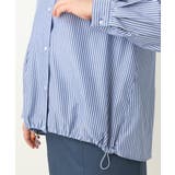 【大きいサイズ】バンドカラーラメストライプシャツ | eur3 | 詳細画像17 