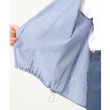 【大きいサイズ】バンドカラーラメストライプシャツ | eur3 | 詳細画像19 