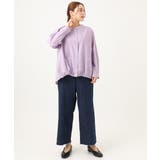 【大きいサイズ】バンドカラーラメストライプシャツ | eur3 | 詳細画像24 