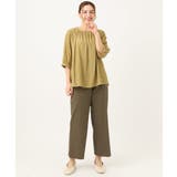 【大きいサイズ】プロバンスプリントブラウス | eur3 | 詳細画像4 