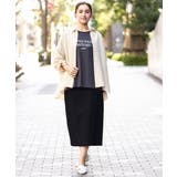 【大きいサイズ】フィブリルサテンドロップショルダーシャツ | eur3 | 詳細画像4 