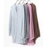 【大きいサイズ】バンドカラーコットンブラウス | eur3 | 詳細画像15