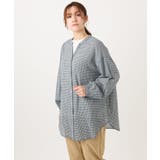 【大きいサイズ】バンドカラーコットンブラウス | eur3 | 詳細画像16