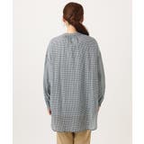 【大きいサイズ】バンドカラーコットンブラウス | eur3 | 詳細画像18