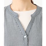 【大きいサイズ】バンドカラーコットンブラウス | eur3 | 詳細画像20