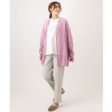 【大きいサイズ】バンドカラーコットンブラウス | eur3 | 詳細画像3