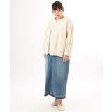 【大きいサイズ】バンドカラーストライプシャツ | eur3 | 詳細画像10 