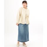 【大きいサイズ】バンドカラーストライプシャツ | eur3 | 詳細画像11 