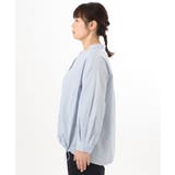 【大きいサイズ】バンドカラーストライプシャツ | eur3 | 詳細画像19 