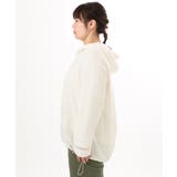 【大きいサイズ】レースアップメッシュフーディ | eur3 | 詳細画像6 