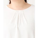 【大きいサイズ/11号サイズあり】サテンタックブラウス | eur3 | 詳細画像10 