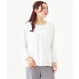 【大きいサイズ/11号サイズあり】サテンタックブラウス | eur3 | 詳細画像2 