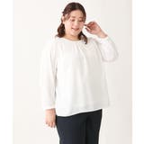 【大きいサイズ/11号サイズあり】サテンタックブラウス | eur3 | 詳細画像6 