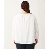 【大きいサイズ/11号サイズあり】サテンタックブラウス | eur3 | 詳細画像8 