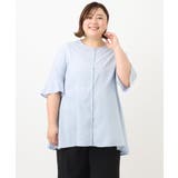 【大きいサイズ/11号サイズあり】Vネックペプラムブラウス | eur3 | 詳細画像6 