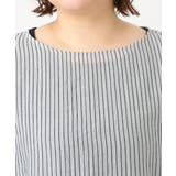 【大きいサイズ】シアーストライプタンクトップセット | eur3 | 詳細画像12 