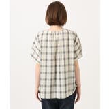 【大きいサイズ】コットンチェックブラウス | eur3 | 詳細画像11