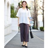 【大きいサイズ/11号サイズあり】Vネックフレアスリーブブラウス | eur3 | 詳細画像15 