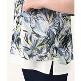 【大きいサイズ】リゾートプリントブラウス＋タンクトップセット | eur3 | 詳細画像14 