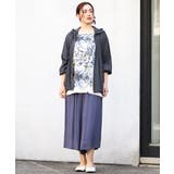 【大きいサイズ】リゾートプリントブラウス＋タンクトップセット | eur3 | 詳細画像5 