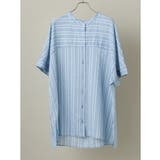 【大きいサイズ】ドビーストライプチュニックブラウス | eur3 | 詳細画像8 