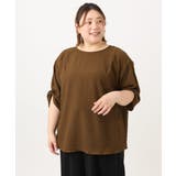 【大きいサイズ】エンボスドットブラウス | eur3 | 詳細画像10 