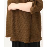 【大きいサイズ】エンボスドットブラウス | eur3 | 詳細画像15 